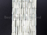 High Quality White Mother of Pearl, Mop Shell, White Shell, Cylinder/Tube Smooth Beads,3x4mm/3x5mm/4x8mm/4x13mm, 15inch strand, sku#T34