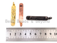 CZ Love Micro Pave Long Bar Love Pendant, Cubic Zirconia Strip Pendant, Micro pave Oval shape pendant, 50x9mm, sku#F354