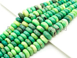 8-18mm High Quality Natural Green Opal Graduated,Rondelle Smooth/Faceted Gemstone Beads,Green Color Beads, 15.5inch strand, SKU#U194