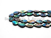 Natural Flat Teardrop Abalone Shell beads, SKU#R3