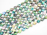 Natural Flat Teardrop Abalone Shell beads, SKU#R3