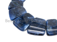 Quality Natural Sodalite Graduated 17-35mm Trapezoid Beads Strand, Natural Sodalite Gemstone Beads, 1 strand,sku#U220 BestbeadsbeyondUS