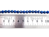 High Quality Natural Lapis Faceted Round Beads, 6mm/8mm/10mm/12mm beads, Lapis Gemstone Beads, 15.5inch strand, SKU#U90