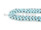 60"/36" EXTRA Long Hand Knotted Mint Color Crystal Necklace, Double Wrap Necklace, Mint 2x4mm/5x8mm Rondelle Faceted Crystal Beads,SKU#D24