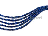 Top Quality Faceted Natural Lapis Rondelle Beads,2x3mm Gemstones Beads, Tiny Lapis Beads,15.5" Full Strand,SKU#U102