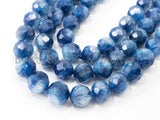 Top Quality Faceted Natural Kyanite Round Beads 4/5mm Gemstones Beads,Natural Kyanite  Beads,15.5" Full Strand,SKU#U113