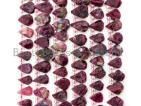 Quality Natural Tourmalite beads, 11-13mm Teardrop Natural Tourmalite Gemstone Beads, 15.5inch strand, SKU#U163