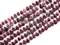 Quality Natural Tourmalite beads, 11-13mm Teardrop Natural Tourmalite Gemstone Beads, 15.5inch strand, SKU#U163