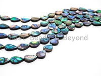 Natural Flat Teardrop Abalone Shell beads, SKU#R3