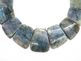 Quality Natural Labradorite Graduated 17-35mm Trapezoid Beads Strand, Natural Labradorite Gemstone Beads, 1 strand,sku#U225 BestbeadsbeyondUS