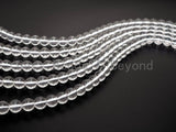 Natural Clear Quartz Round Smooth beads, 6mm/8mm/10mm/12mm Round Quartz beads, 15.5" Full Strand, SKU#V11 BestbeadsbeyondUS