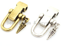 Antique Shackle Clasp, Paracord Survival Bracelet Clasp with screw, Bu –  Bestbeads&Beyond