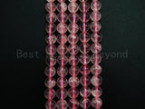 Natural Smooth Round Rose Quartz beads, 4mm/6mm/8mm/10mm Natural Pink Gemstone beads, Natural Rose Quartz Beads, 15.5inch strand, SKU#U248