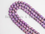 Smooth Round Africa Turquoise beads, 6mm/8mm/10mm/12mm Purple Gemstone beads, Africa Turquoise beads, 15.5inch strand, SKU#U266