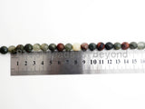 Natural Faceted Round Blood Stone beads, 4mm/6mm/10mm/12mm Natural Gemstone beads, Natural BloodStone, 15.5inch strand, SKU#U242