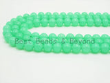 Chrysoprase Jade Round Smooth Beads, 6mm/8mm/10mm Jade,Green Gemstone Beads, 15.5'' Full Strand, SKU#U306 Bestbeads&Beyond