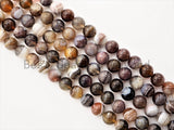 High Quality Natural Botswana Agate Round Smooth Beads,6mm/8mm/10mm/12mm/14mm/16mm beads, Botswana Gemstone, 15.5inch strand, SKU#U319
