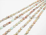 Quality Natural African Opal Flat Oval Smooth Beads, 8x10/10x14mm African Opal beads, Gemstone Beads, 15.5inch strand, SKU#U315