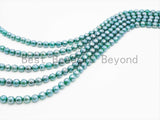 Mystic Plated Natural Faceted Green Agate beads, 6mm/8mm/10mm Natural Gemstone beads, Natural Green Beads, 15.5inch strand, SKU#U305