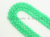 Chrysoprase Jade Round Smooth Beads, 6mm/8mm/10mm Jade,Green Gemstone Beads, 15.5'' Full Strand, SKU#U306 Bestbeads&Beyond