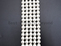 2mm/3mm/4mm/6mm/8mm/10mm/12mm/20mm High Quality White Mother of Pearl, Mop Shell, SKU#U316 Bestbeads&Beyond