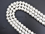 2mm/3mm/4mm/6mm/8mm/10mm/12mm/20mm High Quality White Mother of Pearl, Mop Shell, SKU#U316 Bestbeads&Beyond