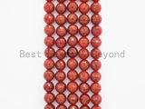 Quality Faceted Carnelian Beads,6mm/8mm/10mm/12mm, Red Carnelian Beads,15.5" Full Strand, SKU#U321 BestbeadsbeyondUS