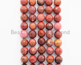 Quality Natural Faceted Bloodshot Jade beads, 8mm/10mm/12mm Red Agate Gemstone beads, Red Jade Beads, 15.5inch strand, SKU#U329 BestbeadsbeyondUS