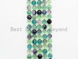 Natural Rainbow Fluorite beads, High Quality Intense Color Round Smooth 6mm/8mm/10mm/12mm, Fluorite Beads, 15.5inch strand, SKU#U337