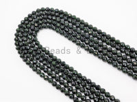 2mm/3mm/4mm High Quality Green Goldstone Round Faceted Beads, Sparkly Olive Green Gemstone Beads, 15inch full strand, SKU#U366