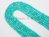 2x3mm/4mm High Quality Natural Amazonite beads, Rondelle/Round Faceted Gemstone Beads, 15-16inch strand, SKU#U367 BestbeadsbeyondUS