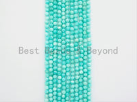 2x3mm/4mm High Quality Natural Amazonite beads, Rondelle/Round Faceted Gemstone Beads, 15-16inch strand, SKU#U367 BestbeadsbeyondUS