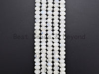 High Quality Natural Moonstone Rondelle Faceted beads,2x4/4x6/5x8mm Sparkly White Gemstone Beads, White Moonstone, 16inch strand, SKU#U375