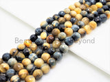 Quality Natural Golden Blue Round Faceted Tiger Eye beads, 6mm/8mm/10mm/12mm/14mm Gemstone beads,Tiger Eye Beads,15.5inch strand,SKU#U377