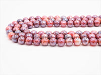 Mystic Plated Faceted Fire Agate beads, High Quality 6mm/8mm/10mm Red Gemstone beads, Red Agate Beads, 15.5inch strand, SKU#U353