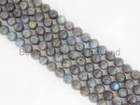 High Quality Natural Smooth Round Labradorite beads, 6mm/8mm/10mm Gemstone beads, Natural Labradorite Beads,15.5inch strand, SKU#U419