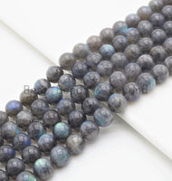 High Quality Natural Smooth Round Labradorite beads, 6mm/8mm/10mm Gemstone beads, Natural Labradorite Beads,15.5inch strand, SKU#U419