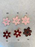 38mm LARGE NEW Enamel Colorful Flower Pendant,CZ Micro Pave Oil Drop Flower pendant,Enamel pendant,Enamel Jewelry,sku#F573