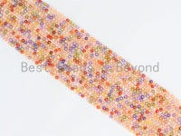 2mm/4mm High Quality Sparkly Mixed Color Cubic Zirconia Beads, SKU#U425