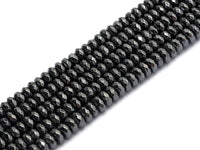 High Quality Natural Original color Hematite Beads, Rondelle Faceted Beads, 2x3/2x4/3x6/3x8mm Dark Gray Beads, 15inch FULL strand, SKU#S122 BestbeadsbeyondUS