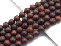 Natural Smooth Round Wood beads, 6mm/8mm/10mm/12mm Natural Brown Wood beads, Natural  Wood Grain Beads, 15.5inch strand,SKU#U470
