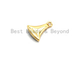 100% Natural Abalone Fan-Shaped Pendant/Charm, Fan Shape Abalone Shell Charm, Abalone Jewelry 9x12mm,SKU#Z304