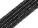 High Quality Natural Original color Hematite Beads, Rondelle Faceted Beads, 2x3/2x4/3x6/3x8mm Dark Gray Beads, 15inch FULL strand, SKU#S122 BestbeadsbeyondUS