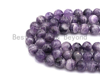 High Quality Natural Dog Teeth Amethyst, Round Faceted 6mm/8mm/10mm,sku#U484 BestbeadsbeyondUS