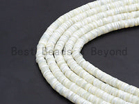 Quality Natural Mother of Pearl Heishi beads, Mother of pearl, Pearl beads, White Heishi Beads, 2.5x4mm/2.5x6mm/2.5x8mm, sku#T117