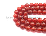 Quality Natural Red Carnelian beads, 6mm/8mm/10mm/12mm round smooth Carnelian beads,15.5" full strand, sku#U522