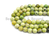 High Quality Chrysoprase Round Beads, 8mm/10mm, Natural Chrysoprase Beads, 15.5" Full length, sku#U577