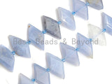 High Quality Natural Blue Chalcedony Horse Eye Shape Beads, Natural Chalcedony beads, 16x30mm, sku#U669