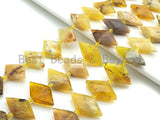 High Quality Natural Yellow Opal Horse Eye Shape Beads, Natural Yellow Opal beads, 16x30mm, sku#U673