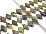 High Quality Natural Green Garnet Horse Eye Shape Beads, Natural Green Garnet beads, 16x30mm, sku#U677